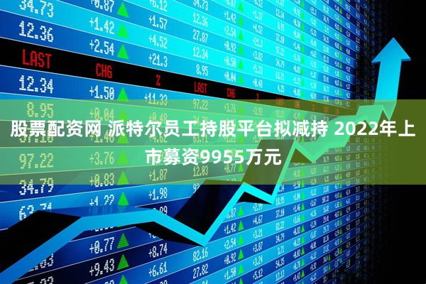 股票配资网 派特尔员工持股平台拟减持 2022年上市募资9955万元