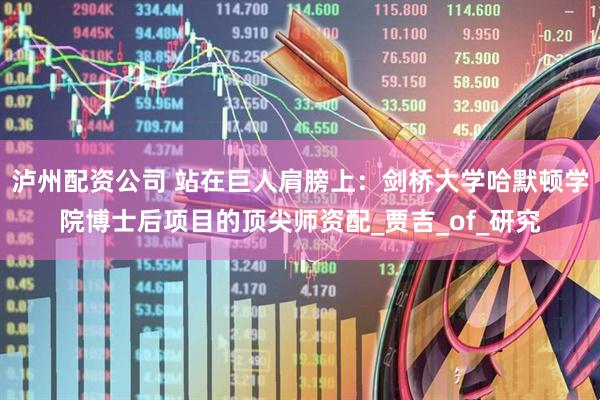 泸州配资公司 站在巨人肩膀上：剑桥大学哈默顿学院博士后项目的顶尖师资配_贾吉_of_研究